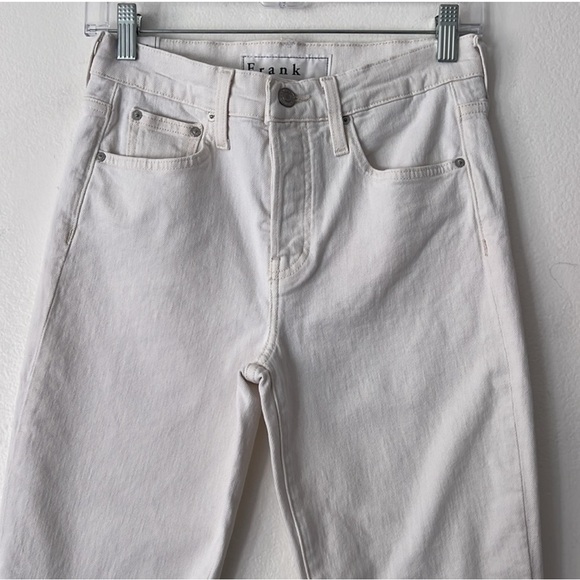 Frank & Eileen Cork Everyday Jean Size 26 White Natural Scour Color - Picture 3 of 9